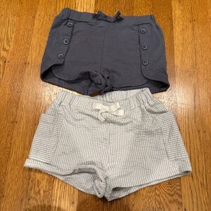 Tommy Bahama navy blue shorts & Stripe shorts size 3t girls NWOT